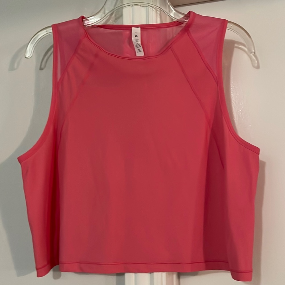 Lululemon nylon mesh tank